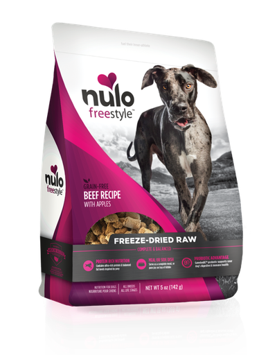 Nulo Freestyle Beef Recipe With Apples Grain-Free Freeze-Dried Raw Dog Food 369g