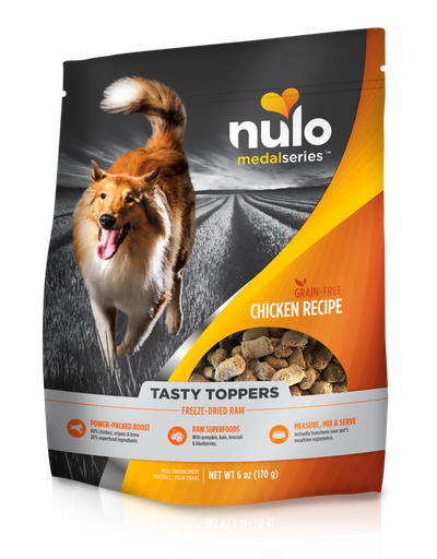 NULO medalseries tasty toppers chicken recipe Dry Dog Food 170g