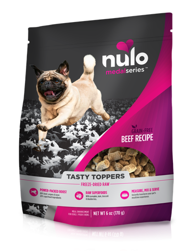 NULO medalseries tasty toppers beef recipe Dry Dog Food 170g