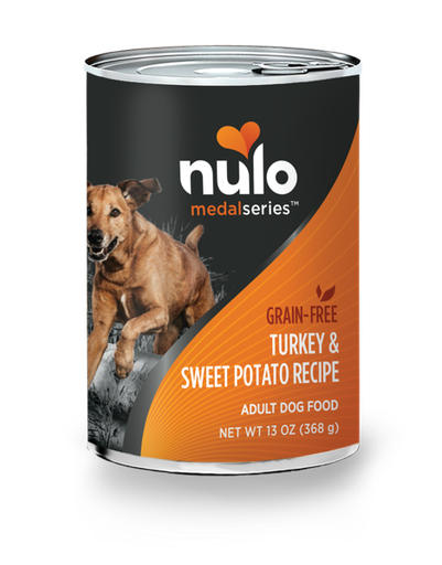 Nulo MedalSeries Grain Free, Turkey &amp; Sweet Potato Wet Dog Food 368g