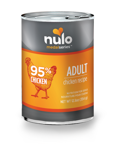 Nulo MedalSeries Adult dog 95% chicken recipe Wet Dog Food 368g