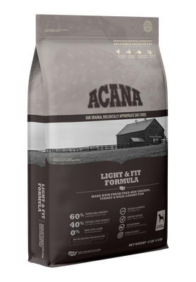 ACANA Light &amp; Fit Formula Grain-Free Adult Dry Dog Food 11.3kg