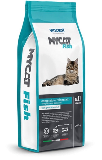 vincent mycat fish dry cat food