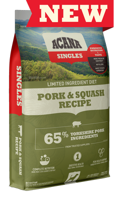 ACANA Singles Limited Ingredient Diet Pork &amp; Squash Recipe Grain-Free Dry Dog Food 11.3kg