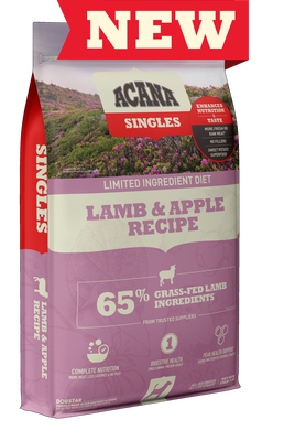 ACANA Singles Limited Ingredient Diet Lamb &amp; Apple Recipe Grain-Free Dry Dog Food 11.3kg