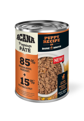 ACANA Premium Chunks, Puppy Recipe in Bone Broth Wet Dog Food 363g