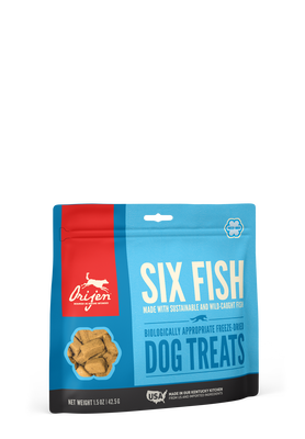 ORIJEN Freeze-Dried Six-Fish Dog Treats 454g