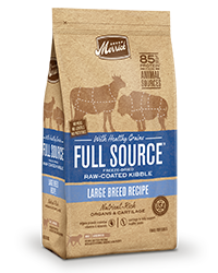 Merrick Full Source Raw-Coated Kibble Large Breed Beef Recipe with Healthy Grains Dry Dog Food 9kg