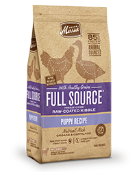 Merrick Full Source Raw-Coated Kibble Puppy Chicken Recipe with Healthy Grains Dry Dog Food 9kg