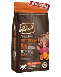 MERRICK Grain Free Real Texas Beef + Sweet Potato Recipe Dry Dog Food 10kg