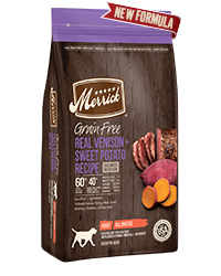 MERRICK Grain Free Real Venison + Sweet Potato Recipe Dry Dog Food 10kg