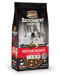 Merrick Backcountry Raw Infused Grain Free Freeze-Dried Great Plains Red Recipe Dry Dog Food 9kg