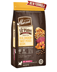 Merrick Lil' Plates Grain Free Real Chicken + Sweet Potato Recipe Small Breed Dry Dog Food 9kg