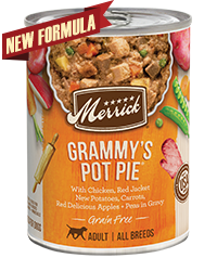 Merrick Grain Free Grammy's Pot Pie Case of 12 Wet Dog Food 360g