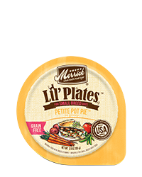 Merrick Lil' Plates Grain Free Petite Pot Pie Small Breed Case of 12 Wet Dog Food 100g