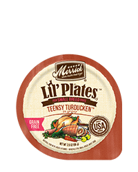 Merrick Lil' Plates Grain Free Teensy Turducken Case of 12 Wet Dog Food 100g