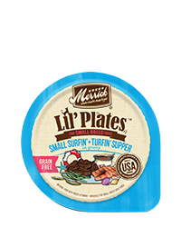 Merrick Lil' Plates Small Breed Grain Free Surfin Turfin Small Breed Case of 12 Wet Dog Food 100g