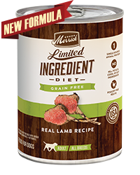 Merrick Limited Ingredient Diet Grain Free Real Lamb Recipe Case of 12 Wet Dog Food 36og