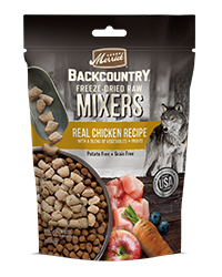 Merrick Backcountry Freeze Dried Mixer Chicken Recipe With Fruits Adult Dog Toppers 354g