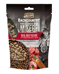 Merrick Backcountry Freeze Dried Mixer Beef Recipe With Fruits Adult Dog Food Toppers 354g