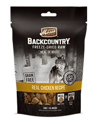 Merrick Backcountry Freeze Dried Raw Meal Mixer - Real Chicken Recipe Dog Food Toppers 354g