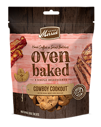 Merrick Oven Baked Cowboy Cookout with Real Beef and Bacon Treats for Dogs 312g