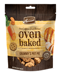 Merrick Oven Baked Grammy's Pot Pie with Real Chicken, Carrots &amp; Peas Treats for Dogs 312g