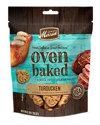 Merrick Oven Baked Natural Turducken with Real Turkey, Duck, and Chicken Treats for Dogs 312g
