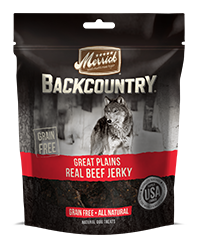 Merrick Backcountry Great Plains Real Beef Jerky Grain-Free Dog Treats 128g