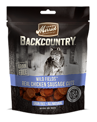 Merrick Backcountry Wild Prairie Real Chicken Sausage Cuts Grain Free Dog Treats 142g