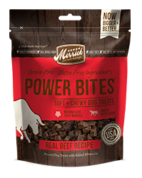 Merrick Power Bites Real Beef Dog Treats 170g