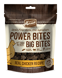 Merrick Power Bites Big Bites Real Chicken Dog Treats 170g