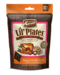 Merrick Lil' Plates Grain Free Teensy Turducken Small Breed Dry Dog Treats 142g