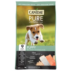 CANIDAE PURE Puppy Real Salmon &amp; Oatmeal Recipe Dry Food 10.9kg