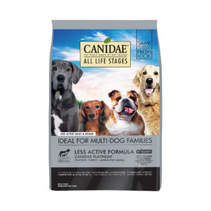 CANIDAE All Life Stages Platinum Less Active Multi-Protein Formula Dry Dog Food 13.6kg