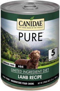 CANIDAE Grain-Free PURE Limited Ingredient Lamb Formula Canned Dog Food 368g