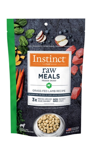 Instinct Raw Freeze-Dried Meals Grain Grass-Fed Lamb Recipe Dog Food 708g