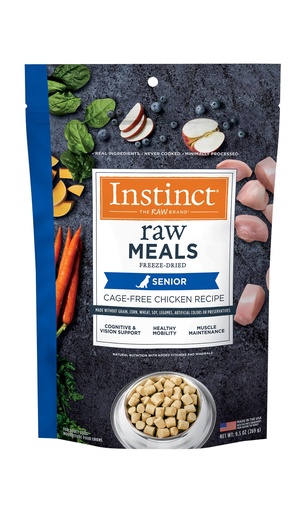 Instinct Raw Freeze-Dried Meals Grain-Free Cage-Free Chicken Recipe Senior Dry Dog Food 269g