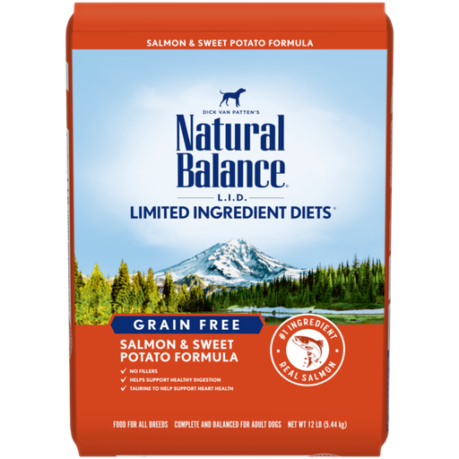 Natural Balance L.I.D. Limited Ingredient Diets Grain Free Salmon &amp; Sweet Potato Formula Dry Dog Food 10.9kg