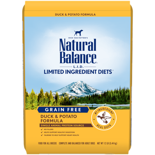 Natural Balance L.I.D. Limited Ingredient Diets Duck &amp; Potato Formula Dry Dog Food 10.9kg