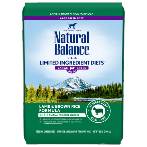 Natural Balance L.I.D. Limited Ingredient Diets Lamb &amp; Brown Rice Large Breed Formula Dry Dog Food 11.8kg