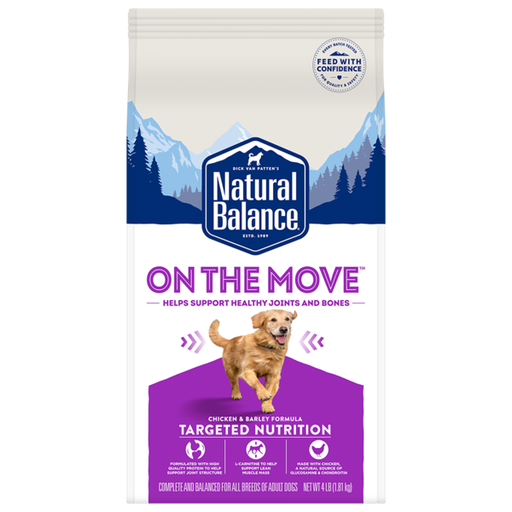 Natural Balance On the Move Chicken &amp; Barley Formula Dry Dog Food 10.9kg