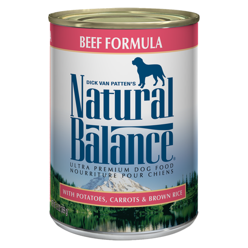 Natural Balance Ultra Premium Beef Formula Canned Dog Food 369g