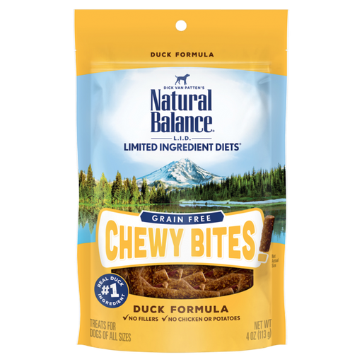 Natural Balance Limited Ingredient Diet Chewy Bites Duck Dog Treat 113g