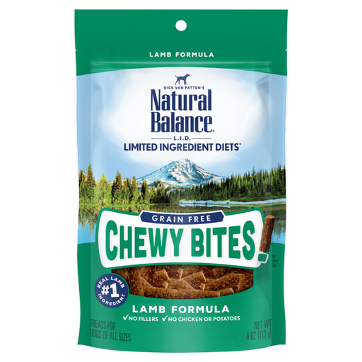 Natural Balance Limited Ingredient Diet Chewy Bites Lamb Dog Treat 113g