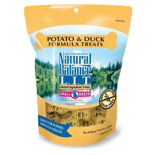 Natural Balance L.I.T. Limited Ingredient Treats Small Breed Potato &amp; Duck Formula Dog Treats 227g