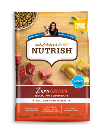 Rachael Ray Nutrish Zero Grain Natural Beef, Potato &amp; Bison Recipe Grain-Free Dry Dog Food 10.4kg