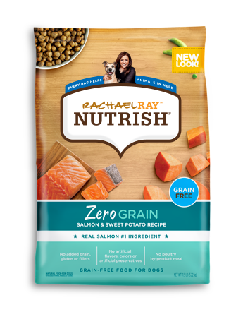 Rachael Ray Nutrish Zero Grain Natural Salmon &amp; Sweet Potato Recipe Grain-Free Dry Dog Food 10.4kg