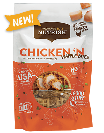 Rachael Ray Nutrish Chicken 'N Waffle Bites Dog Treats 340g