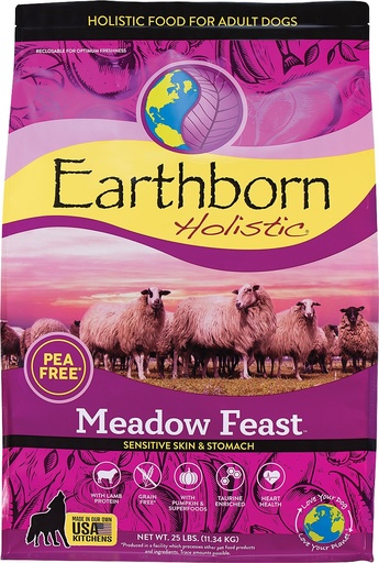 Earthborn Holistic Meadow Feast Grain-Free Natural Dry Dog Food 11.3kg